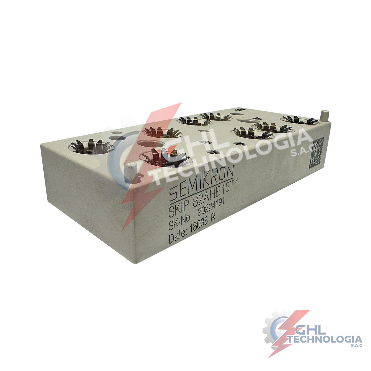 módulo rectificador IGBT choper Semikron SKIIP82AHB15T1 1500V 75A