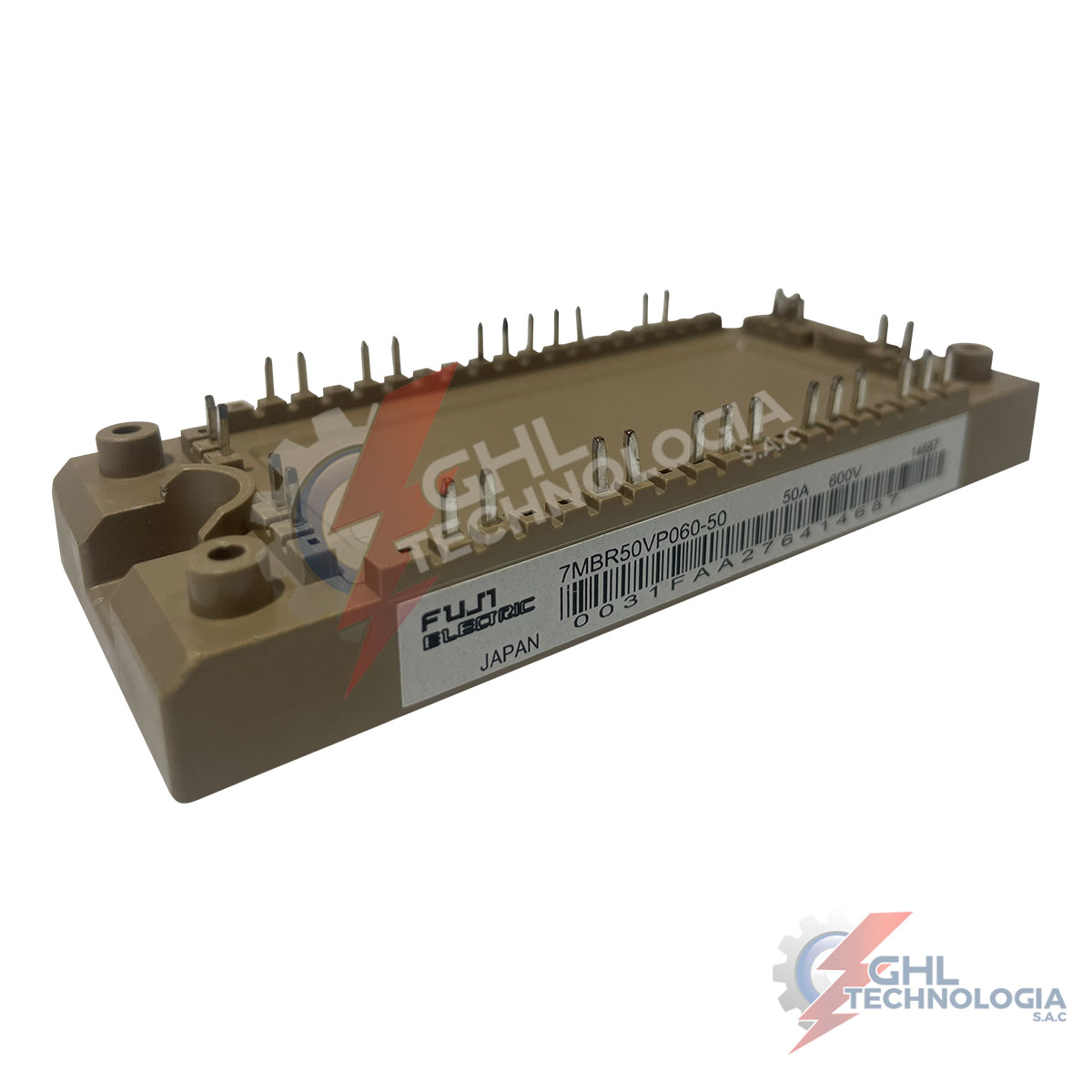 Modulo IGBT 50A - 600V - FUJI ELECTRIC 7MBR50VP060-50 2 Módulos IGBT Fuji Electric 7MBR50VP060-50