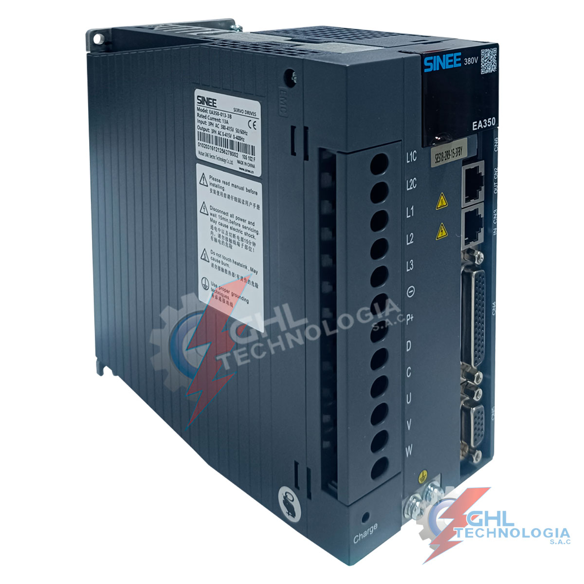 KIT SERVOMECANISMO SINEE 380VAC 14.6Nm 2.3KW 1500RPM 2 servo driver sinee EA350-013-3B