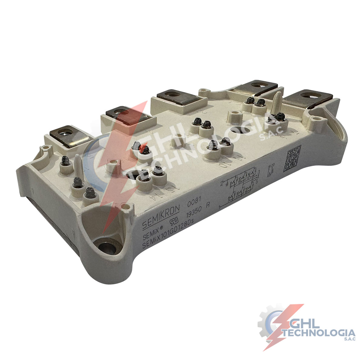 módulo IGBT SEMIKRON SEMiX101GD128Ds 1200V 100A