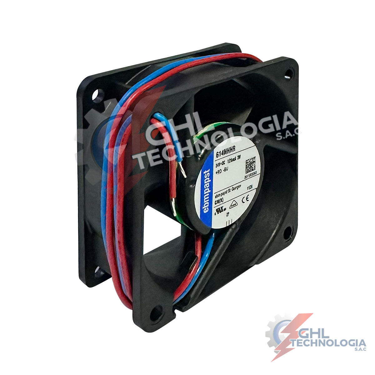 Ventilador ebm-papst 614NHHR 0.125A 24VDC