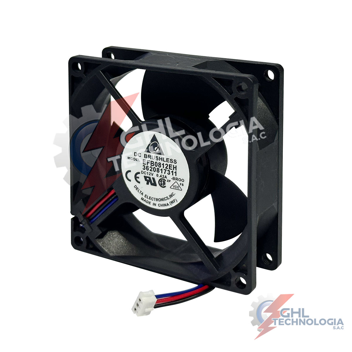 Ventilador Delta EFB0812EH 0.42A 12VDC