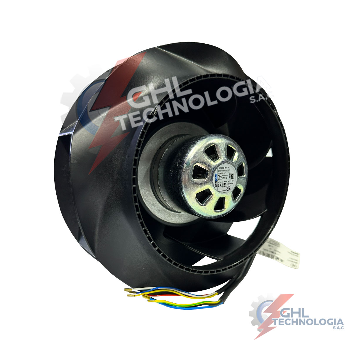 Ventilador ebm-papst R3G225-RE07-03 1.40A 200-240VAC